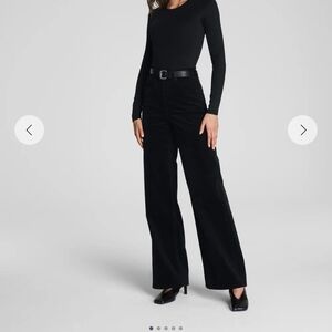 NWT SPANX Elegant Black Wide-Leg Pant